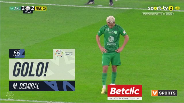 GOLO! Al Ahli, M. Demiral aos 55', Al Ahli 3-2 Al Nassr