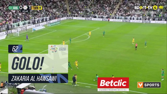 GOLO! Al Ahli, Zakaria Al Hawsawi aos 62', Al Ahli 1-1 Al Taawoun