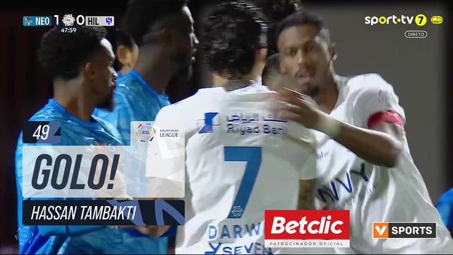 GOLO! Al Hilal, Hassan Tambakti aos 49', Neom 1-1 Al Hilal