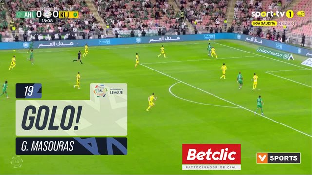 GOLO! Al Khaleej, G. Masouras aos 19', Al Ahli 0-1 Al Khaleej