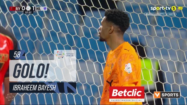GOLO! Al Riyadh, Ibraheem Bayesh aos 58', Al Riyadh 1-1 Al Hilal