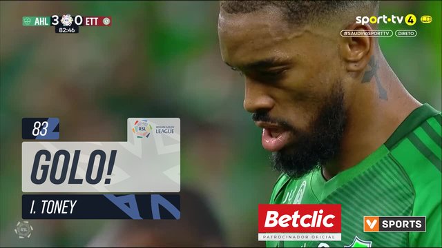 GOLO! Al Ahli, I. Toney aos 83', Al Ahli 4-0 Al Ettifaq