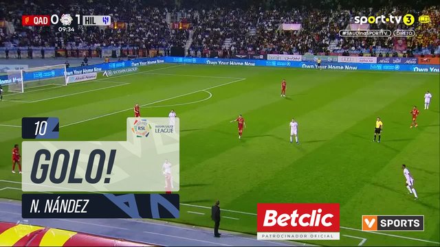 GOLO! Al Qadsiah, N. Nández aos 10', Al Qadsiah 1-1 Al Hilal