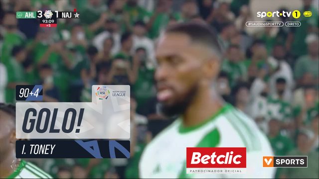 GOLO! Al Ahli, I. Toney aos 90'+4', Al Ahli 4-1 Al Najma
