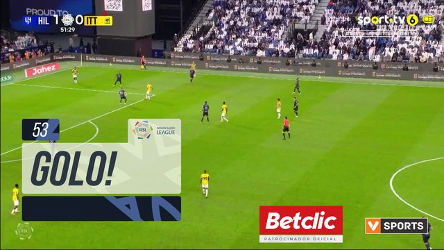 GOLO! Al Ittihad aos 53', Al Hilal 1-1 Al Ittihad