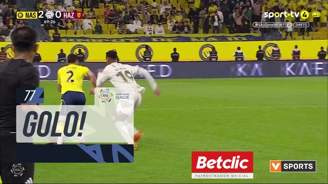 GOLO! Al Nassr aos 77', Al Nassr 3-0 Al Hazem