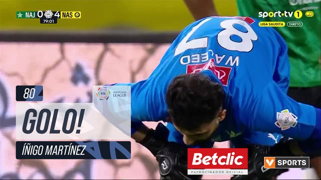 GOLO! Al Nassr, Íñigo Martínez aos 80', Al Najma 0-5 Al Nassr