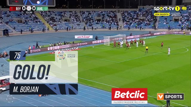 GOLO! Al Ahli, M. Borjan (p.b.) aos 75', Al Riyadh 0-1 Al Ahli