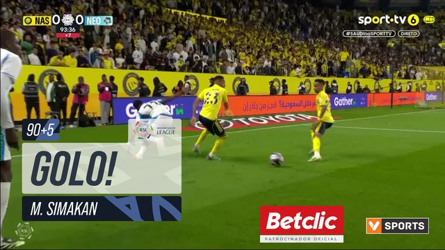 GOLO! Al Nassr, M. Simakan aos 90'+5', Al Nassr 1-0 Neom
