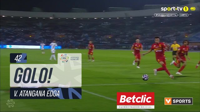 GOLO! Al Ahli, V. Atangana Edoa aos 42', Al Qadsiah 0-2 Al Ahli