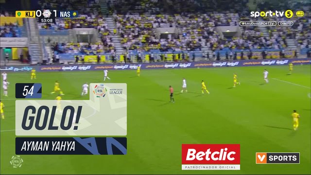 GOLO! Al Nassr, Ayman Yahya aos 54', Al Khaleej 0-2 Al Nassr