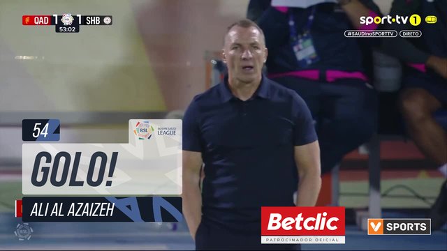 GOLO! Al Shabab, Ali Al Azaizeh aos 54', Al Qadsiah 1-2 Al Shabab