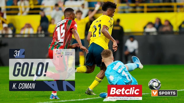 GOLO! Al Nassr, K. Coman aos 31', Al Nassr 1-0 Al Ettifaq