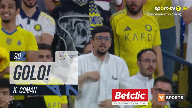 GOLO! Al Nassr, K. Coman aos 90', Al Nassr 2-0 Al Ahli