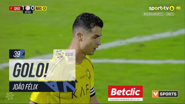 GOLO! Al Nassr, João Félix aos 39', Al Qadsiah 1-1 Al Nassr