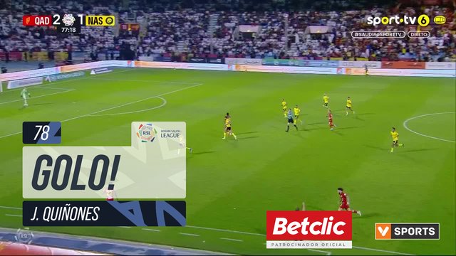 GOLO! Al Qadsiah, J. Quiñones aos 78', Al Qadsiah 3-1 Al Nassr