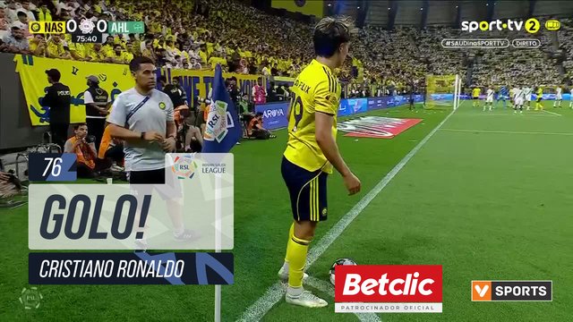 GOLO! Al Nassr, Cristiano Ronaldo aos 76', Al Nassr 1-0 Al Ahli