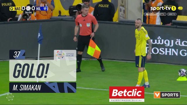 GOLO! Al Nassr, M. Simakan aos 37', Al Nassr 1-0 Al Hilal