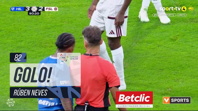 GOLO! Al Hilal, Rúben Neves aos 82', Al Hilal 4-2 Al Faisaly