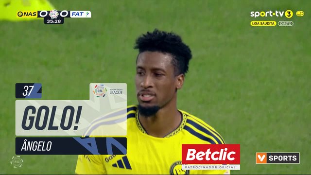GOLO! Al Nassr, Ângelo aos 37', Al Nassr 1-0 Al Fateh