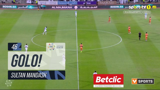 GOLO! Al Hilal, Sultan Mandash aos 46', Al Fayha 0-2 Al Hilal