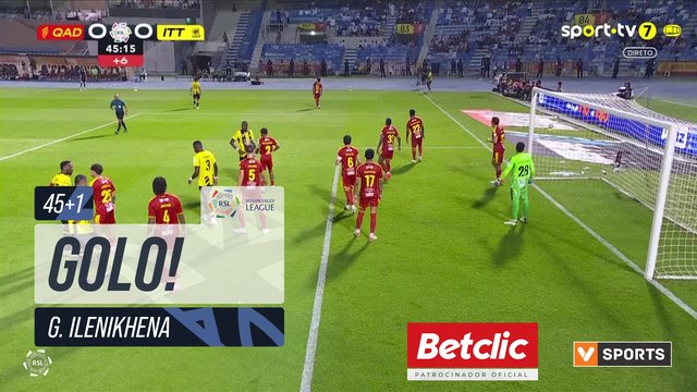 GOLO! Al Ittihad, g. Ilenikhena aos 45'+1', Al Qadsiah 0-1 Al Ittihad