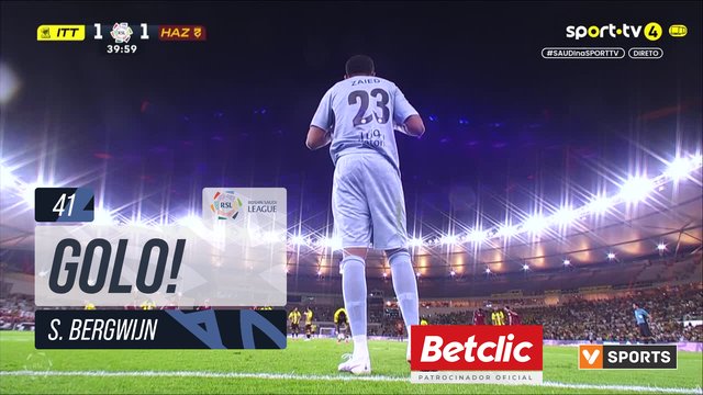 GOLO! Al Ittihad, S. Bergwijn aos 41', Al Ittihad 2-1 Al Hazem