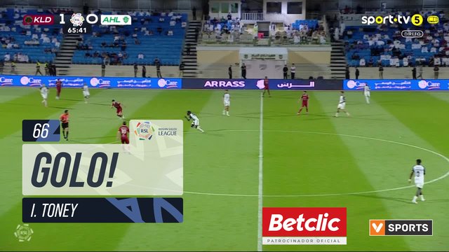 GOLO! Al Ahli, I. Toney aos 66', Al Kholood 1-1 Al Ahli