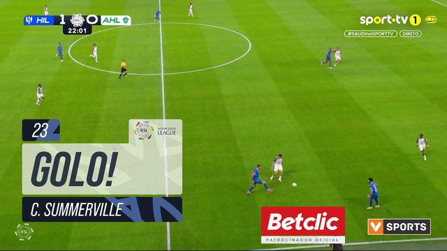 GOLO! Al Hilal, C. Summerville aos 23', Al Hilal 2-0 Al Ahli