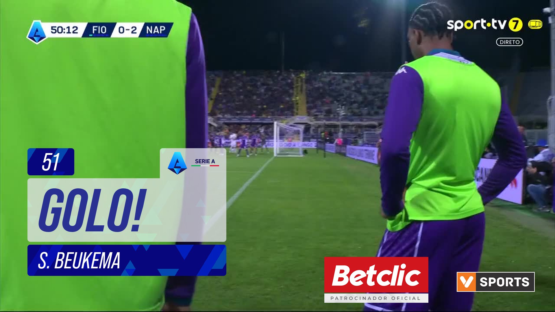 GOLO! Napoli, S. Beukema aos 51', Fiorentina 0-3 Napoli