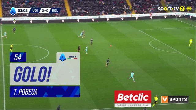 GOLO! Bologna, T. Pobega aos 54', Udinese 0-1 Bologna