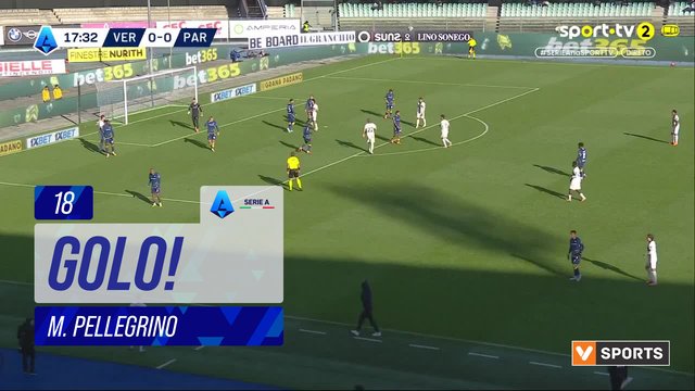 GOLO! Parma, M. Pellegrino aos 18', Verona 0-1 Parma