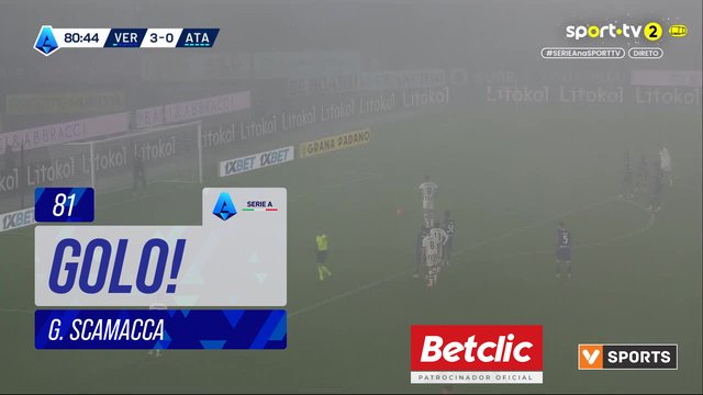 GOLO! Atalanta, G. Scamacca aos 81', Verona 3-1 Atalanta