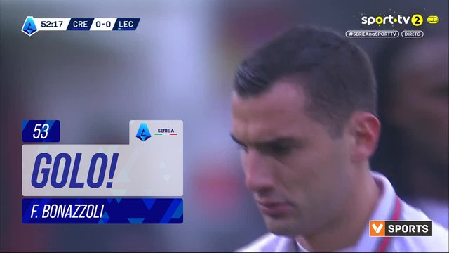 GOLO! Cremonese, F. Bonazzoli aos 53', Cremonese 1-0 Lecce