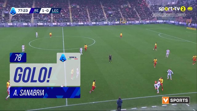 GOLO! Cremonese, A. Sanabria aos 78', Cremonese 2-0 Lecce