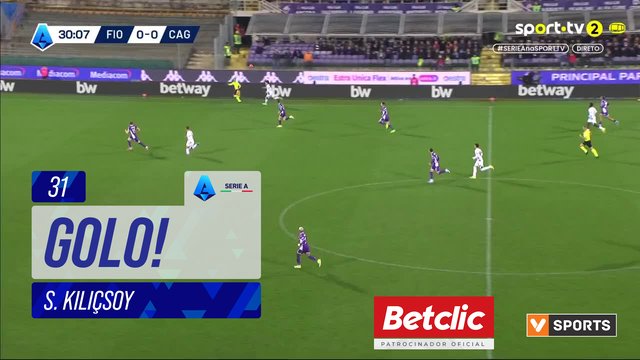 GOLO! Cagliari, S. Kılıçsoy aos 31', Fiorentina 0-1 Cagliari