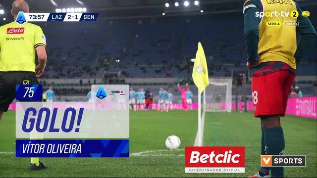 GOLO! Genoa, Vítor Oliveira aos 75', Lazio 2-2 Genoa