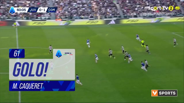 GOLO! Como, M. Caqueret aos 61', Juventus 0-2 Como
