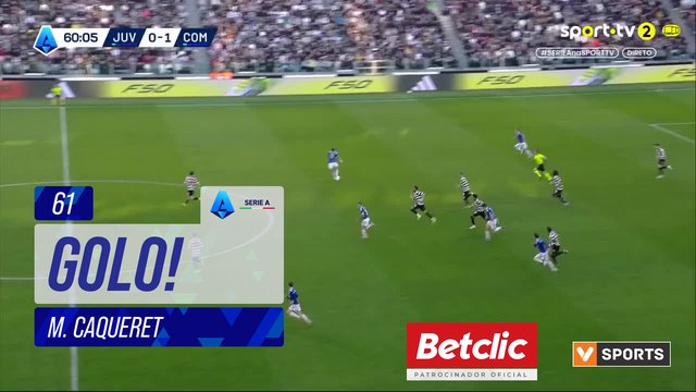 GOLO! Como, M. Caqueret aos 61', Juventus 0-2 Como