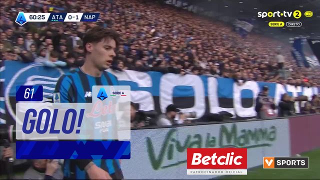 GOLO! Atalanta aos 61', Atalanta 1-1 Napoli
