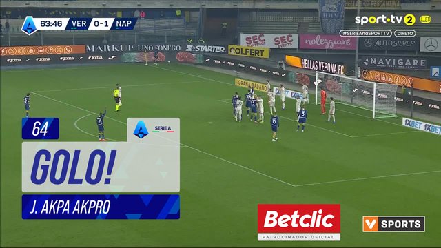 GOLO! Verona, J. Akpa Akpro aos 64', Verona 1-1 Napoli