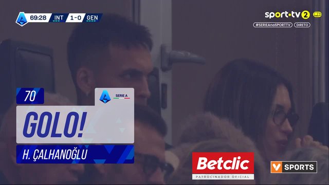 GOLO! Internazionale, H. Çalhanoğlu aos 70', Internazionale 2-0 Genoa