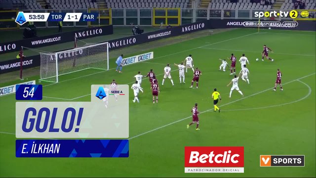 GOLO! Torino, E. İlkhan aos 54', Torino 2-1 Parma