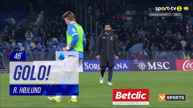GOLO! Napoli, R. Højlund aos 46', Napoli 1-1 Lecce