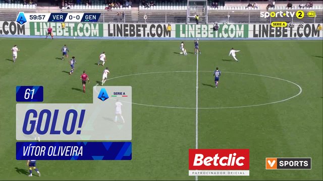 GOLO! Genoa, Vítor Oliveira aos 61', Verona 0-1 Genoa