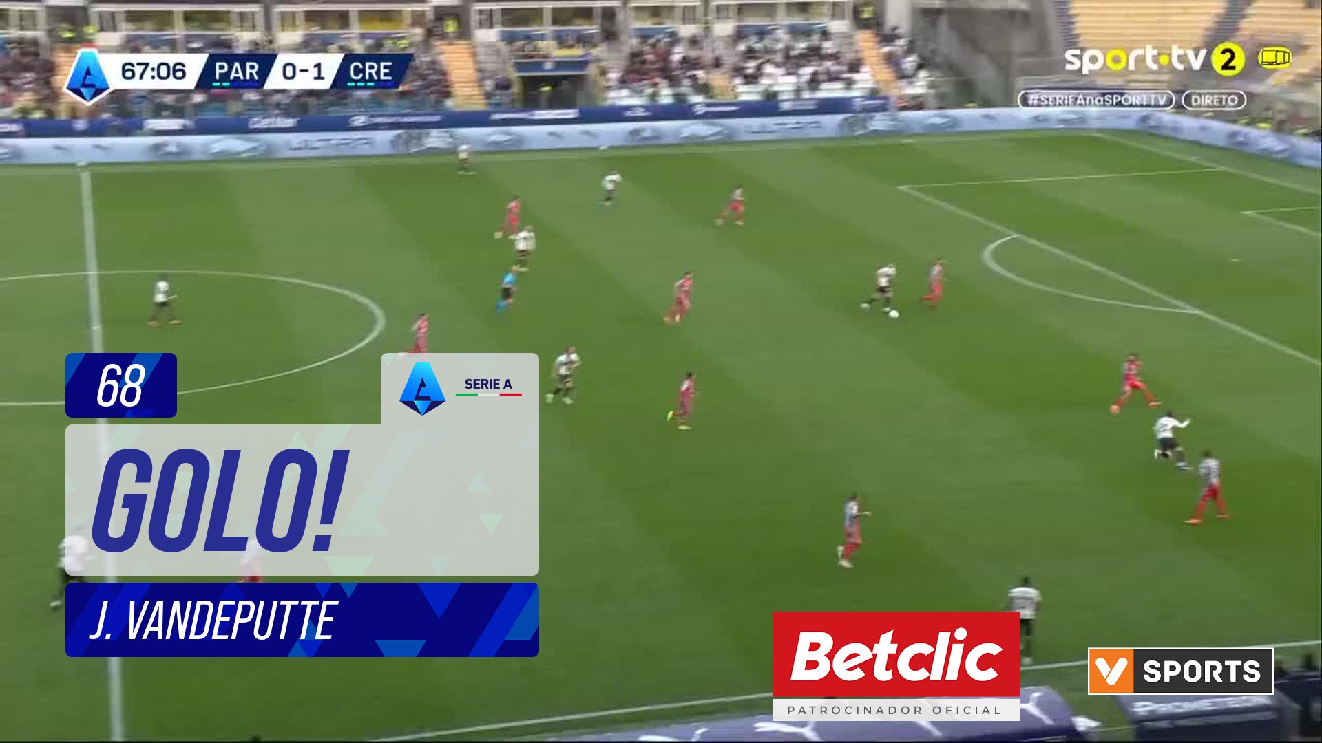 GOLO! Cremonese, J. Vandeputte aos 68', Parma 0-2 Cremonese