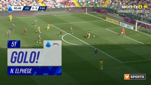 GOLO! Parma, N. Elphege aos 51', Udinese 0-1 Parma