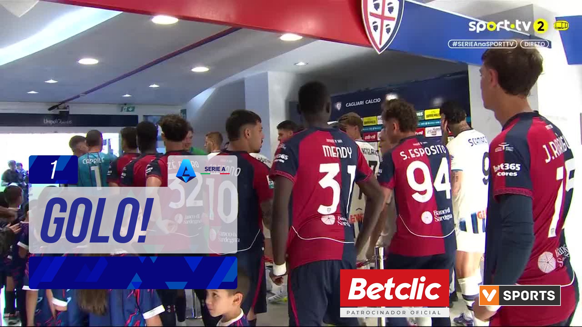 GOLO! Cagliari aos 1', Cagliari 1-0 Atalanta