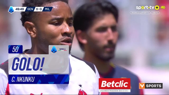 GOLO! Milan, C. Nkunku aos 50', Genoa 0-1 Milan