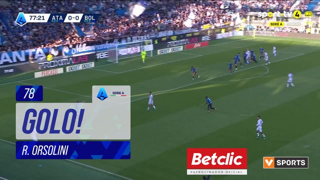 GOLO! Bologna, R. Orsolini aos 78', Atalanta 0-1 Bologna